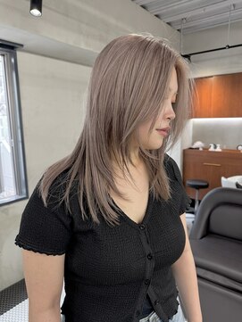 ニコ トウキョウ 渋谷(nico TOKYO) グレーベージュ/髪質改善/ダブルカラー/ケアブリーチ/10代20代