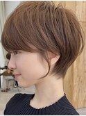 10代20代30代小顔顔まわり似合わせ耳かけショート