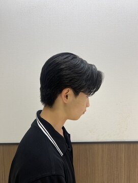 ステージ(STAGE) ダウンパーマ 韓国メンズヘア センターパート