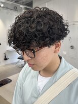 レタッチ バイ フィフス 天神大名(RETOUCH by fifth)&nbsp;プードルパーマハードスパイラルパーママッシュメンズパーマ束感