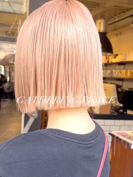 ギャザリング プレイス(GATHERING PLACE) ピンク系ミルクティーカラー