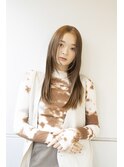 ストレート　ロング　スタイル