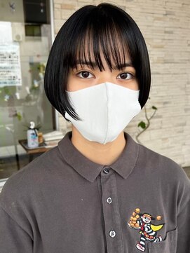 デビュー 沖縄泡瀬店(Debut) 前髪/アンブレラカラー/こなれミディ/イメチェン/ウェーブパーマ