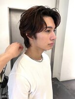 ベチカ(vetica)&nbsp;ニュアンスパーマのセンターパートウルフ