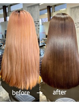 アルファ(alpha) 酸熱カラートリートメント