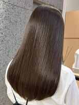 ビームズ トータルビューティー 西中島店(Bee ms Total Beauty) サラツヤロングベージュカラーブリーチしない透明感カラー