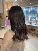 艶髪 ダークチョコレート セミロング 髪質改善 s