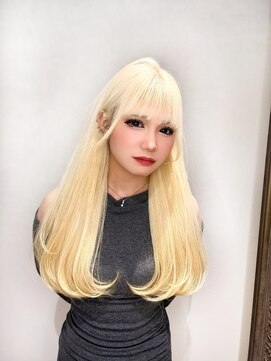 ロンド ジュルード 名古屋(Lond jeloud) ブリーチホワイトブロンドスタイル