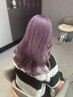 ダブルカラー＆カット【透明感抜群！！】　ケアブリーチ・ケアカラー込み