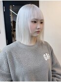 ホワイトカラー ホワイト ケアブリーチ ダブルカラー