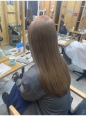 ミルクティーベージュ/ダブルカラー/ケアブリーチ/髪質改善/駅南