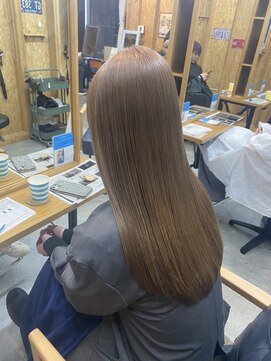 アフターニュース 新潟(afternews) ミルクティーベージュ/ダブルカラー/ケアブリーチ/髪質改善/駅南