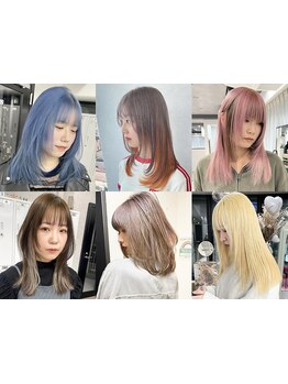 【初めてのブリーチにも】ダメージレスなブリーチ技術が◎あなたのやりたいダブルカラーが必ず見つかる＊