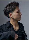 men's/メンズ/スパイキーショート/フェード/ニュアンスパーマ