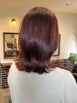 ヴィント(Vint.)&nbsp;スピネルピンクの外はねシルエットミディ