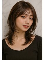 エル(LE)&nbsp;【LE】ウルフ/レイヤーボブ/外ハネボブ/くびれボブ/ミディアム
