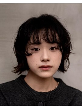 オールド(OLDE) 【OLDE】layerbob × naturalperm