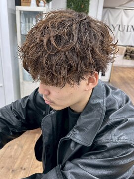 メンズパーマ20代30代40代メンズサロンツイストスパイラルパーマ