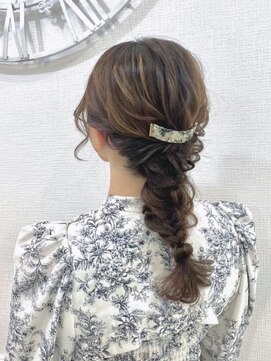 ヘアセットサロン ミント(Hair set salon MINT) ルーズ編みおろし