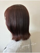 ミックタック(MICK TACK)&nbsp;春色ピンクブラウンでくびれヘア