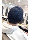 ショートボブ×ツンツンならない縮毛矯正