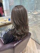 ファースト 東仙台店(first) アッシュベージュ・セミロング◯20代30代40代50代