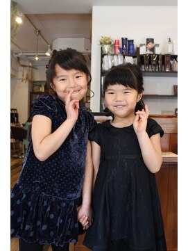 ヘアー ド ブラン(Hair de Brun) ☆キッズ☆ふわふわアップスタイル☆