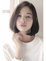 ベル 銀座並木通り店(Belle)&nbsp;短すぎるのが苦手な方 大人かわいい長め小顔ボブ〔Belle銀座〕