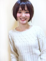 ラウンジ モリオ イケブクロ(Lounge MORIO Ikebukuro) 【morio池袋】可愛いエフォートレス黒髪ショートボブ