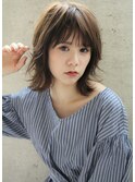 無造作レイヤー×オリーブグレー【seek吉祥寺】