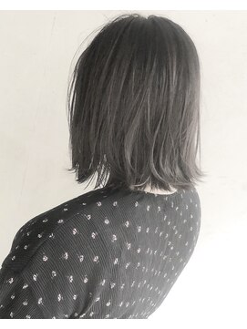 ヘアーアンドアトリエ マール(Hair&Atelier Marl) 【Marl】ブラックグレージュカラーの外ハネボブ♪