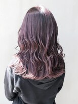 アイティー バイ アルバム 中野店(IT by ALBUM) ラベンダーアッシュ_耳かけウェーブパーマ_ba290882