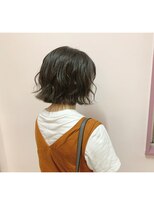 ラ ブランシュ 大宮(La Blanche)&nbsp;La Blanche大宮oO切りっぱなしヘア×ミントグレージュOo