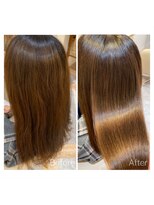 アンド ラ ブランシュ(&.La Blanche)&nbsp;髪質改善大宮◎ブリーチ10回してある髪にも、、、