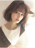 《Agu hair》くすみカラー×レイヤートレンドボブ