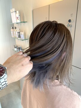 エイト 沖縄豊崎店(EIGHT toyosaki) 【EIGHT 豊崎】お客様スタイル_インナー×ブルーシルバー