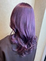 アース コアフュールボーテ 上越店(EARTH coiffure beaute)&nbsp;コットンピンクパープルカラー