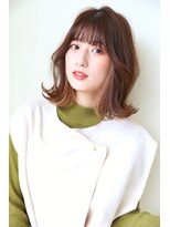 ハピネス クローバー 学園前店(Happiness CLOVER)&nbsp;大人可愛い　くびれヘア　透明感カラー　小顔カット