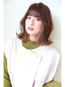 ハピネス クローバー 学園前店(Happiness CLOVER) 大人可愛い　くびれヘア　透明感カラー　小顔カット