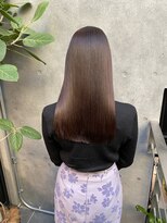 キュア 表参道(CURE)&nbsp;黒髪/グレージュカラー/ココアベージュ/ヘルシーロング[表参道]