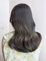 アイティーバイアルバム 松戸店(IT by ALBUM)&nbsp;オリーブグレージュ_チェリーブラウンフェミニンロング_ba405661