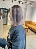 色落ちキレイ！根本伸びても気にならない！_white ash balayage_
