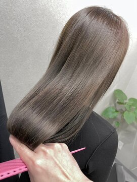 スラッシュ(SLASH) 髪質改善/グレージュ/透明感カラー/ナチュラル/