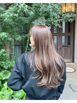 ヒビト 恵比寿 渋谷(HIBITO.)&nbsp;髪質改善カラー　ハイライト　ストレートヘア　縮毛矯正