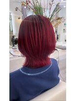 アオ 甲府本店(AO)&nbsp;AO hair レッドカラー