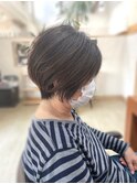 40代50代☆スタイリングが簡単☆くびれショート