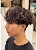 波巻きパーマ