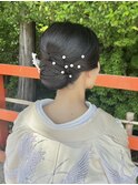 シニヨンアレンジ