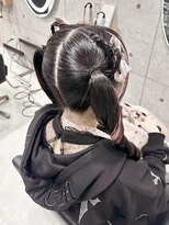 クランリリー 東梅田店(clan lily)&nbsp;猫耳コロネツイン/梅田ヘアセット