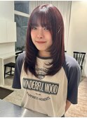 face layer × cassis color
